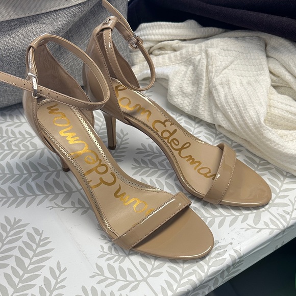 Sam Edelman Shoes - 🔥 Sam Edelman Nude Strappy Heels - size 10